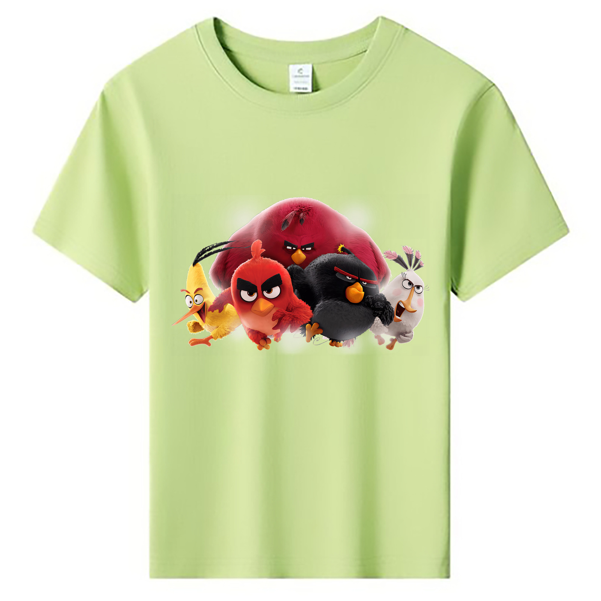 （画像用） Angry Birds アングリーバード 綿100％キッズTシャツ（フロントプリント）